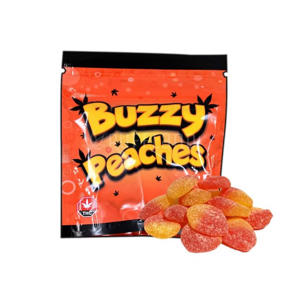 buzzy peaches gummies