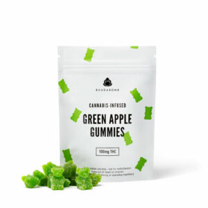 buudabomb green apple thc gummies
